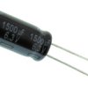 Kondensator 1500μF 6.3V dc Radialny, Otwór przelotowy Panasonic roztaw: 3.5mm 8 (Dia.) x 20mm
