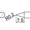 Grot uniwersalny stożek 0.2mm JV-TP12 do stacji iSolder-40 PT AOYUE T12