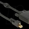 83727 Adapter cable, mini DP 1.2 male to DVI 24+1 male, 3 m