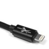 silikonowy kabel USB - Apple Lightning / iPhone eXtreme czarny 150cm