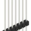 Pin header, 7 pole, pitch 2.54 mm, straight, black, 10046925