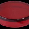 881026 Reflector covering cap, smooth, dark red
