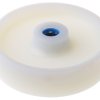 Kółko do wózka, Lite, Poliamid, Biały, obc.: 400kg, śred.: 150mm, szer.: 40mm