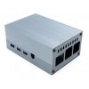 Metalowa obudowa do Raspberry Pi 4B, szara (z wentylatorem)