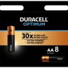 8 x bateria alkaliczna Duracell OPTIMUM LR6 AA (blister)