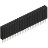 Socket header, 27 pole, pitch 1.27 mm, straight, BLM KG 1 27 Z