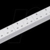 333.804 Power strip, 7 x Type G - BS 1363, grey