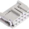 Złącze IDC 10-pinowe 2-rzędowe raster: 2.54mm Żeński Montaż na kablu 3M