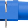 4 mm socket, PCB connection, CAT III, blue, SWEB 8094 AU / BL