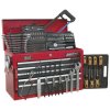 Sealey AP22509BBCOMB Topchest 9 Drawer - BB Runners - Red/Grey & 204pc Tool Kit