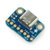 Moduł z gniazdem USB typu C - złącze do płytki stykowej - Adafruit 4090
