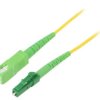 FPSLS05 Patch cord światłowodowy OS2 LC/APC,SC/APC 5m LSZH żółty