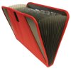 Cathedral Products EXPFABRD 13 Pocket Fabric Expanding File Red