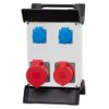 Rozdzielnica R-240 - gniazda 2x16A 5p, 2x230V na stelażu plastikowym