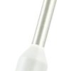 Końcówka kablowa zaciskana 0.75mm² długość 10mm Biały średnica 1.2mm Izolowane RS PRO