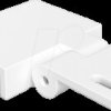 62425231 Flexline Angle bracket Profile 27-32mm wht 2 pcs