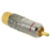 PROLINK Premium TRC-017 Wtyk RCA Cinch na kabel do 6,3mm pozłacany czerwony