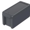 ABS enclosure, (L x W x H) 191 x 80 x 90 mm, graphite gray (RAL 7024), IP66, 96034134