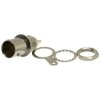 TruConnect 50 Ohm Nickel Plate BNC Bulkhead Socket