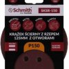 Papier ścierny krążki na rzep z otworami 125mm P150 zestaw 5szt Schmith