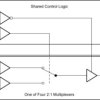 Automotive quadruple 2-input multiplexer with high-speed CMOS logic and noninverting 3-state outputs