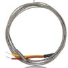 Termopara z uziemieniem K średnica 4.76mm długość 25mm -60 → +350°C Końcówka z gołym kablem RS PRO