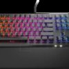TBK-1002-01-US Gaming keyboard, USB, RGB, linear, black, US
