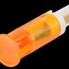 QS101XXO12 Indicator LED, 12 V DC, 10 mm, FASTON, orange