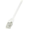 LogiLink CP2081U RJ45 Network Cable CAT 6 U/UTP 7.5m White with Detent