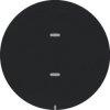 KNX e/s R.x/Serie 1930 Przycisk 1-kr z diod. LED RGB i czuj. temp., czarny, poł. 80161865