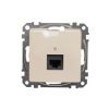 SEDNA DESIGN & ELEMENTS Gniazdo komputerowe RJ45 kat.5e UTP beżowy SDD112451 SCHNEIDER ELECTRIC