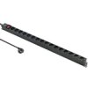 Qoltec Aluminiowa Listwa zasilająca PDU do RACK 16A 16 x SCHUKO Pionowa 1.8m