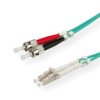 Value Kabel F.O. 50/125Μm Om3, Lc/St, Turkoois, 10M