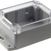 Plastic Enclosure 90x115x55mm Light Grey