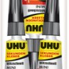 Super glue 3 g syringe, UHU BLITZSCHNELL MINIS 3X1G
