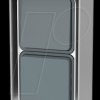 Stainless steel pillar B 1.2, 1 switch, 1 outlet