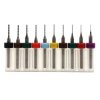 Zestaw wierteł do PCB 0,3-1,2mm 10szt. węglik spiekany