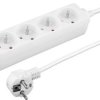 Listwa antyprzepiÄciowa 4 gniazda 3,0m biaĹa