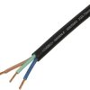 Przewód z gumowym płaszczem TRU COMPONENTS TC-13475128, 3 G 0.75 mm², Produkty w metrach bieżących, czarny