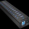 70420 USB 3.0 HUB 13-Port + 1x charge port, active
