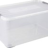 Curver 243857 Skrzynka do przechowywania HANDY do sztaplowania (D x S x W) 800 x 500 x 390 mm przeźroczysty, srebrny 1 s