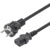 Manhattan 328616 Current Cable [1x IEC C13 plug - 1x PG plug] 3 m Black