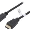 Hdmi.He320.020 Kabel Hdmi 2.0 Hdmi Wtyk,Micro Hdmi Wtyk Pvc Dł: 2M Czarny