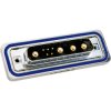 D-Sub socket, 5 pole, 5W1, equipped, straight, solder pin, 6005W1SAR68B30X