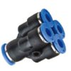 Rozgałęźnik pneumatyczny wtykowy typu Y, do węża fi 8 mm, 4x8 mm, tworzywo sztuczne