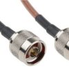 Kabel Koncentryczny, Rg142 Wtyk N Wtyk N 500Mm, Rs Pro Z Zakończeniem