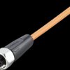 Sensor actuator cable, M12 cable socket, straight, A to open end, 5 pole, 2 m, PVC, orange, 4 A, EVT461