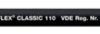 PVC control line ÖLFLEX CLASSIC 110 BK 2 x 0.75 mm², AWG 19, unshielded, black, 1119809/100