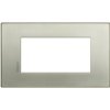 AXOLUTE Ramka 1 pojedyncza prostokątna AIR 4 moduły tytan szczotkowany HW4804TIS LEGRAND