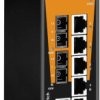 Switch przemysłowy Ethernet Weidmüller IE-SW-BL08T-6TX-2SCS 1412120000